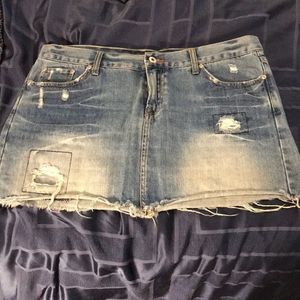 Jean skirt size 13 in juniors!